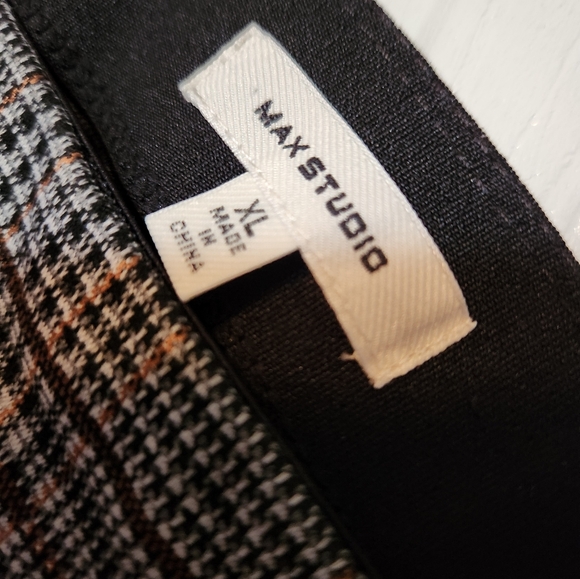 2/$20 Max Studio Plaid Skirt - Picture 2 of 2